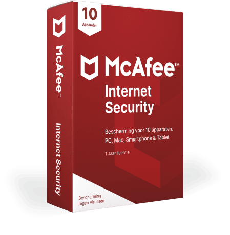 McAfee Internet Security 10 app 1jaar
