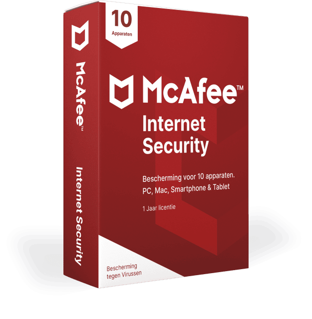 McAfee Internet Security 10 app 1jaar